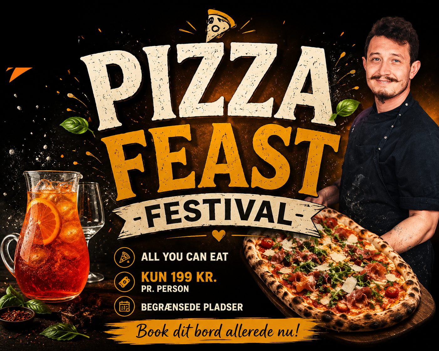 Pizza Feast Festival hos Bistro Neuf